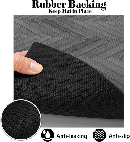 Dog Food Mats for Floors Absorbent, Pet Cat Food Mat - Quick Dry Dog Bowl Mats for Food and Water, Eco-Friendly Boho Pet Supplies