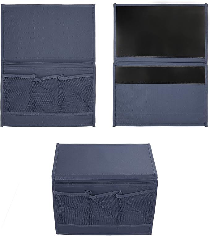 Surblue Bedside Caddy 4 Pockets Bedside Storage Organizer - Image 3