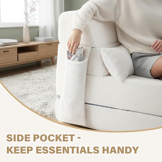 Convertible Folding Sofa Bed Single Size - Image 4