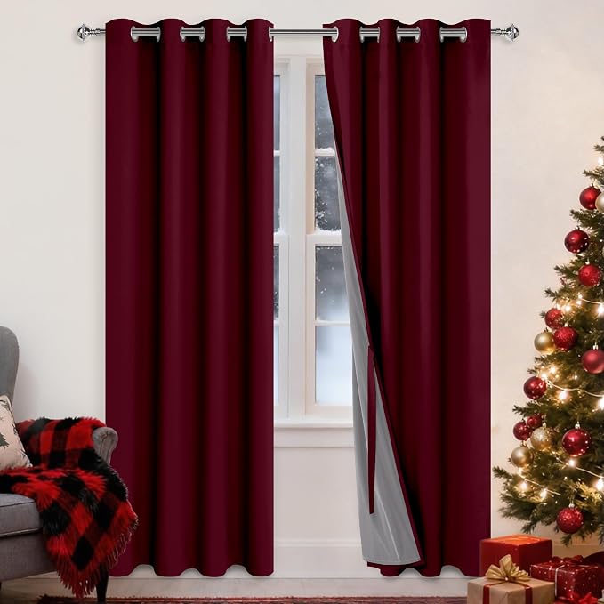 XWZO 100% Blackout Curtains by XWZO