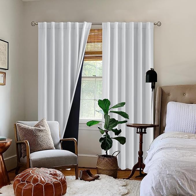 BGment 100% Blackout 80 Inch Curtains - Image 9