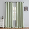 IGEMAEVE Blackout Curtains for Bedroom Grommets Sage Green 52" W x 108" L | by IGEMAEVE