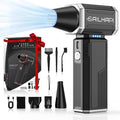 SAILHAPI Compressed Air Duster 300000RPM, Handheld Office Duster Brushless Motor Replaced Canned Air, Rechargeable Durable Turbo Blower for PC Gamers, Barber & Snow Removal, Birthday Gifts for Dad