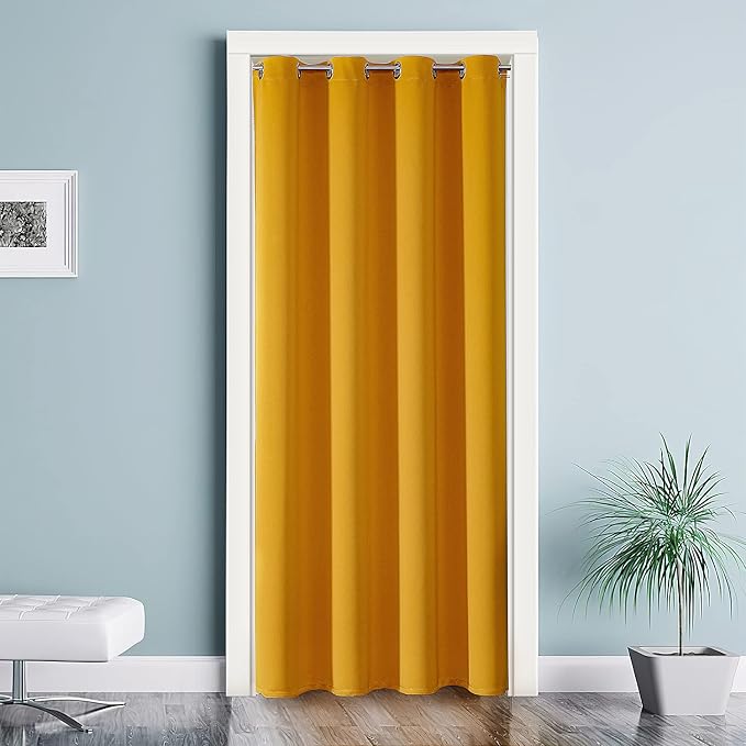 ChrisDowa Blackout Curtains Door Curtain by ChrisDowa