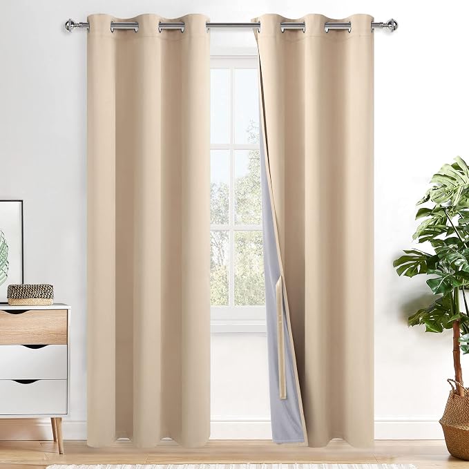 XWZO Total Blackout Curtains 84 Inches Long by XWZO