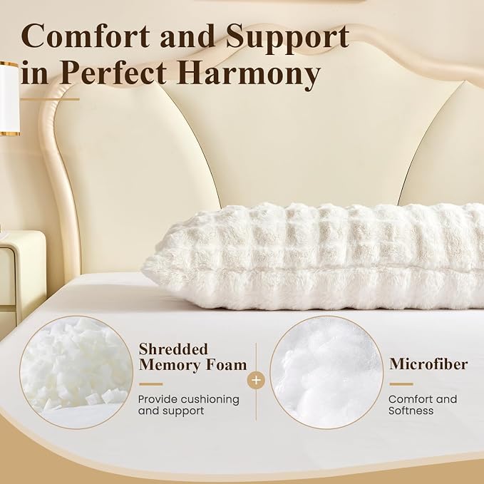 SHOUREN Large Body Pillow, Long Bed Pillow - Image 3