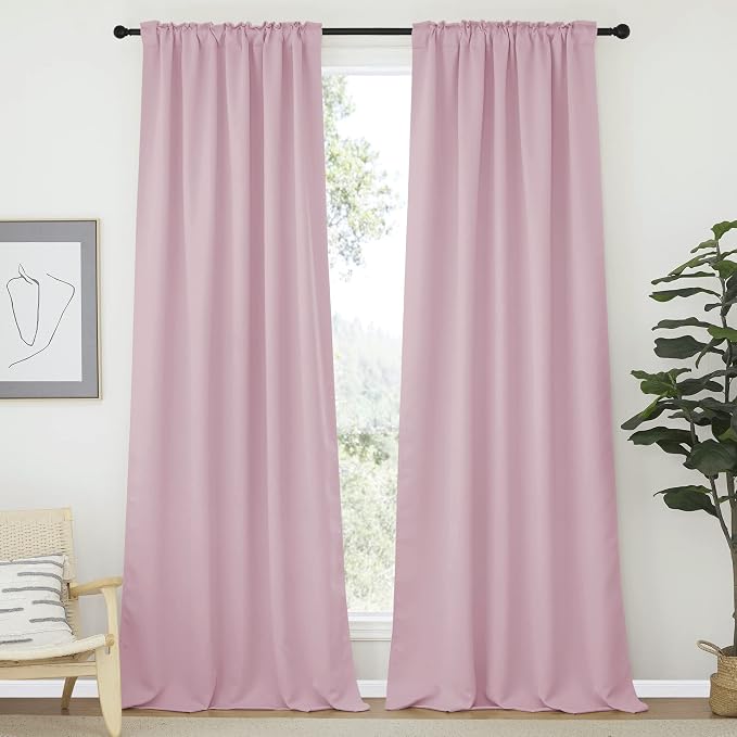 NICETOWN Bedroom Blackout Curtain Panels - Image 2