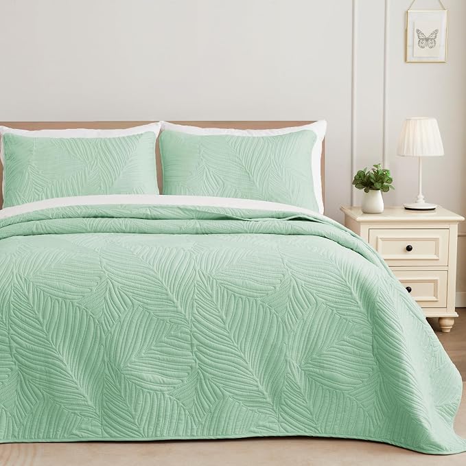 Exclusivo Mezcla California King Quilt Bedding Set, Microfiber Bedspreads | by ExclusivoMezcla
