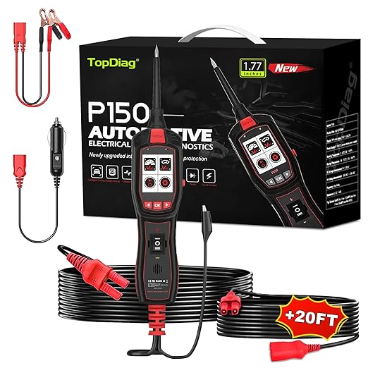 Electrical Tester for 6V-30V Cars, Short Circuit Breaker Finder Tool, Automotive Circuit Tester, Voltage Tester, P150