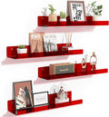 upsimples 4 Pcs 15" Acrylic Shelves by upsimples