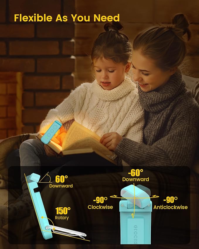 Glocusent USB Rechargeable Book Light - Image 6