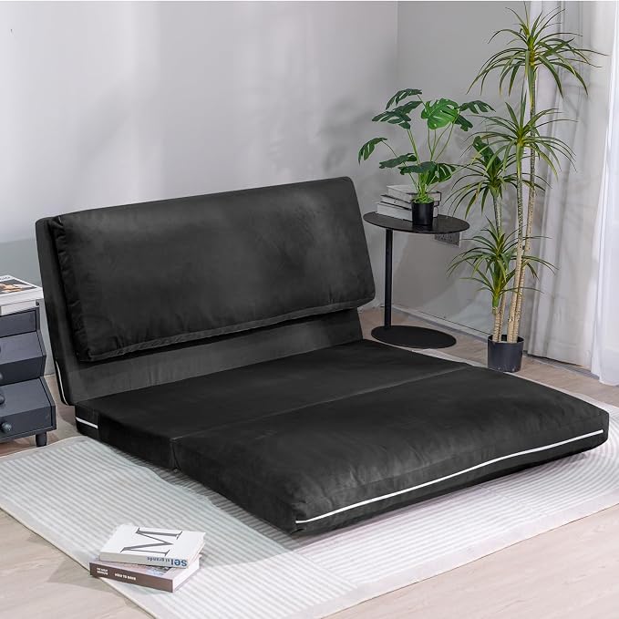 Cvortll 4-in-1 Folding Sofa Bed, Memory Foam Bean Bag Chair, Large Convertible - Image 9