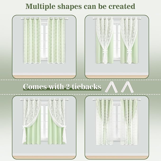 Yinhua Double Layer Blackout Curtains - Image 6