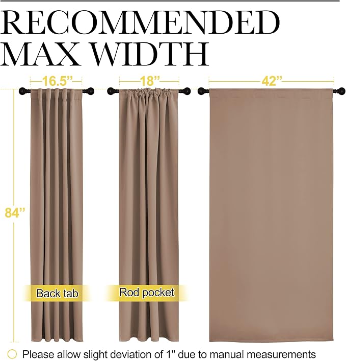 NICETOWN Blackout Curtains for Living Room - Image 7