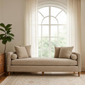 75.2" Oversized Chaise Lounge, Chenille End of Bed Bench by Aortzio