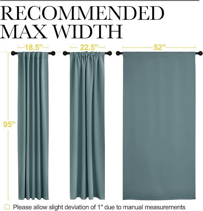 NICETOWN Blackout Curtains and Draperies - Image 7