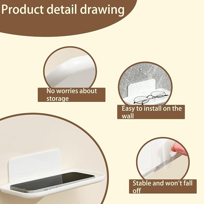 Folding RV Shelf, Fold Down Plastic Storage Rack | Space-saving fold-down shelf - Image 4