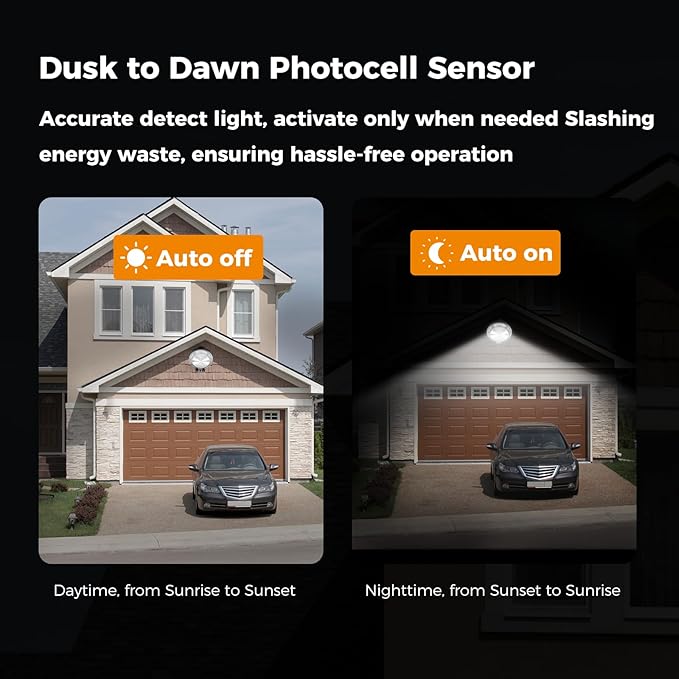 AIKVSXER 200W LED Barn Light 30000LM Dusk to Dawn Photocell LED Outdoor Area Security Light IP66 6500K Daylight for Yard Street Farm Garden Garage 1 Pack
