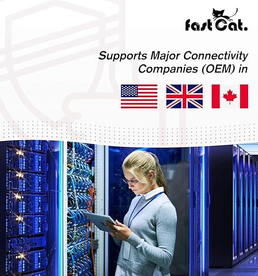 fast Cat. Speaker Wire 16 Guage 2C, UL Listed & CMR/CL3R-FT4 Rated - Speaker Cable w/PVC Jacket, 100% Oxygen-Free Pure Bare Copper - (26) HighFlex 16 Guage Wire - in-Wall Use-500ft Bulk Cable, Blue