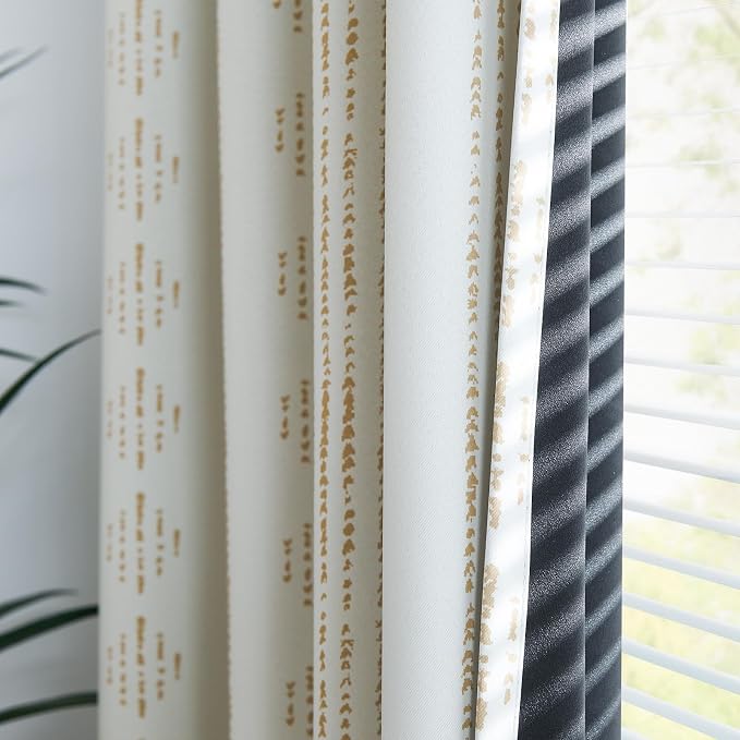 jinchan 95% Blackout Boho Curtain 84 Inches Long - Image 2