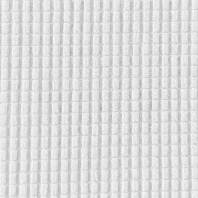 Easy-Going Stretch Oversized Sofa Slipcover 1-Piece Sofa Cover Furniture Protector Couch Soft with Elastic Bottom for Kids, Polyester Spandex Jacquard Fabric Small Checks Snow White