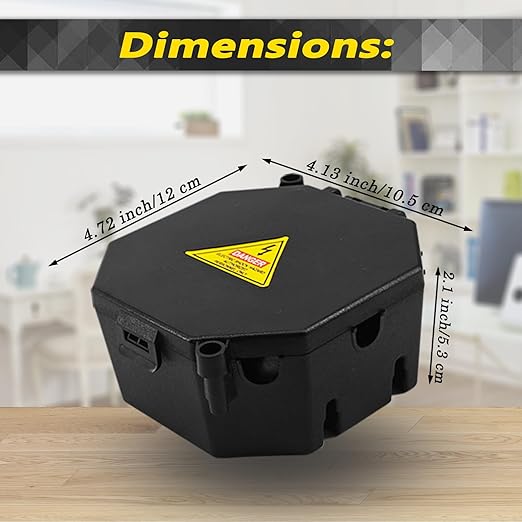 MIARALA Black Open Splice Junction Box (10 Pack), Splice Box Wire Electrical Junction Box with Cover V0 Flame Retardant Rating(Highest Level)