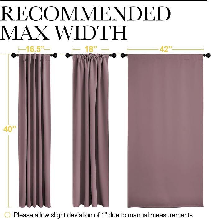 NICETOWN Blackout Curtain Panels - Image 7