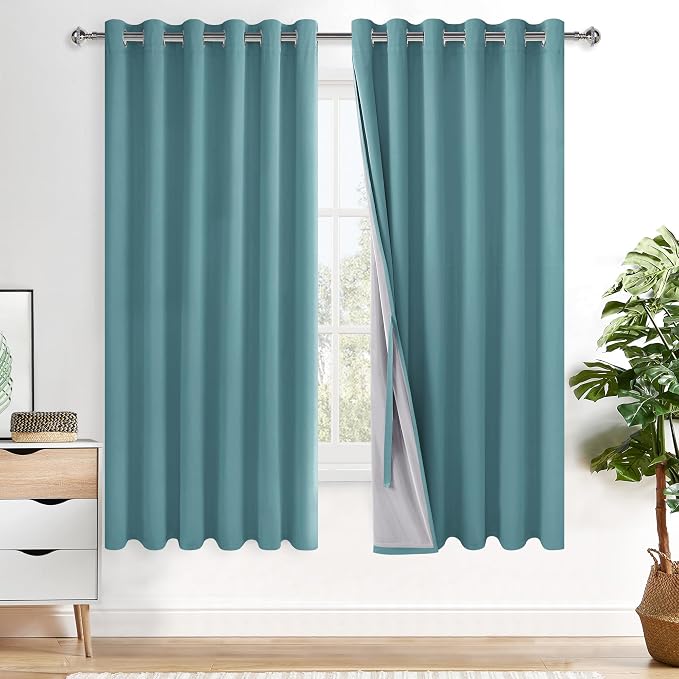 XWZO 100% Blackout Curtains by XWZO