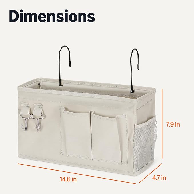 Amazon Basics Bedside Caddy Hanging Storage Organizer - Image 5