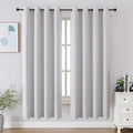 CUCRAF Blackout Curtains 63 inch Length 2 Panels Set, Room Darkening Drapes by CUCRAF