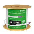 Syston Cable Technology 16/2 LED Lighting Dimmer Dimming Luminaire Control Wire Cable,16 AWG 2 Conductors Solid Bare Copper Unshielded Plenum Rated CMP CL3P FT6, for Ballast Wiring and Connection