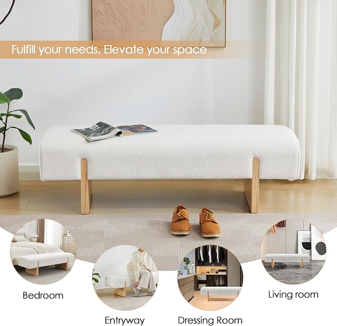 ONEVOG 55" End of Bed Bench - Image 5