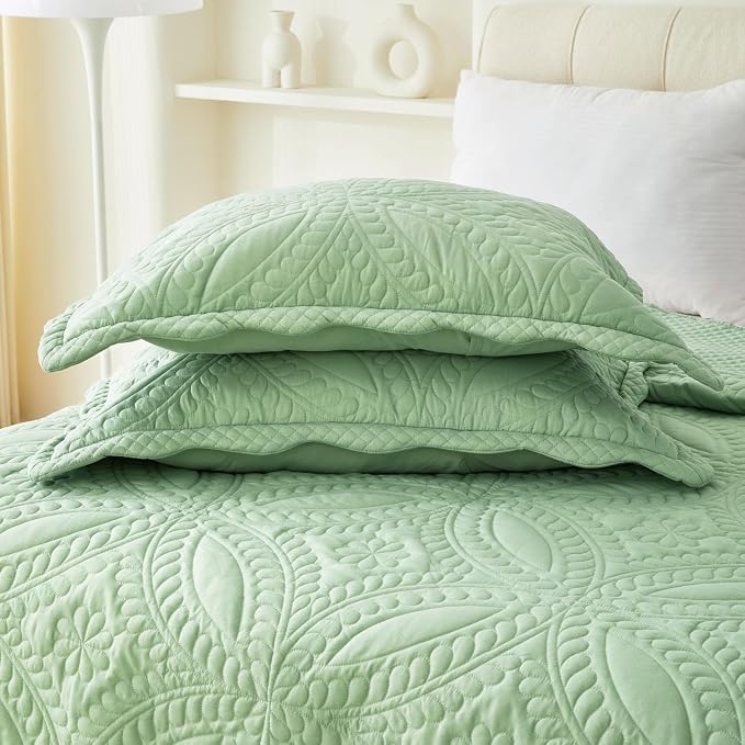 Cmfshape King Bedspread 106"x96", 3 Piece King Quilt - Image 7