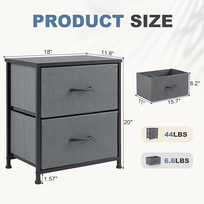 DUMOS Night Stand Small Dresser - Image 3