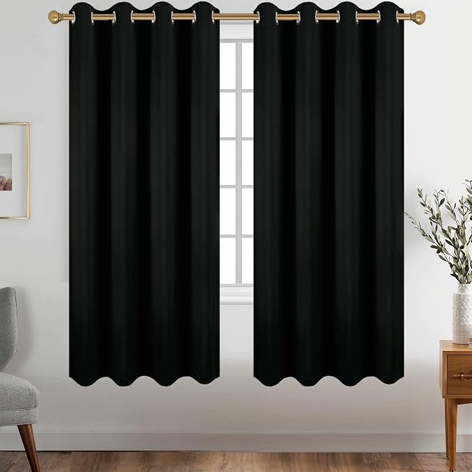 Diraysid Black Grommet Blackout Curtains by Diraysid%2C+refresh+your+life