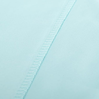 NTBAY Toddler Bedding Set - 4 Piece Soft and Breathable Crib Bedding Set for Boys and Girls, Includes Quilted Comforter, Fitted Sheet, Flat Top Sheet and Envelope Pillowcase, Aqua