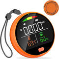 3 in 1 Carbon Monoxide Detectors Portable Co2 Detector for Travel CO Detector with Magnetic Back, 3-in-1 CO Monitor with Audible & Visual Alarm for Camping, Hotel, Car & RV