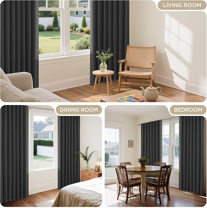 Joydeco 96 Inch Blackout Curtains - Image 4