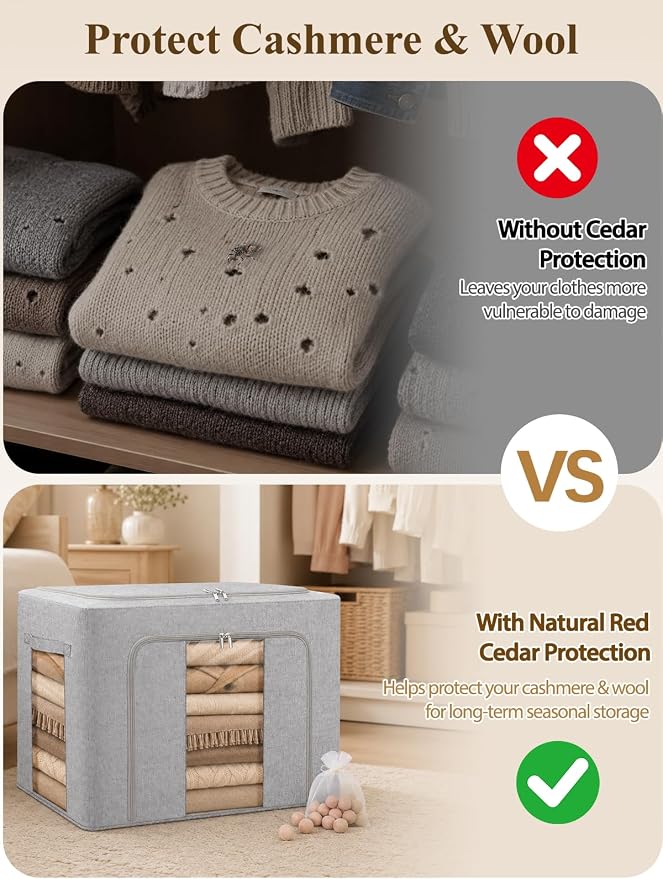 punemi 50L Cashmere Sweater Storage Bag - Image 4