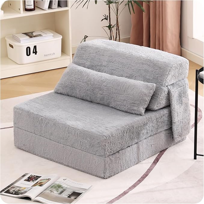 Convertible Folding Sofa Bed Single Size by TiitaHome