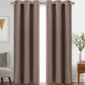 Diraysid Cappuccino Grommet Blackout Curtains by Diraysid%2C+refresh+your+life
