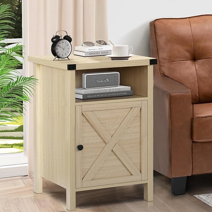 Farmhouse End Table, Nightstand - Image 4