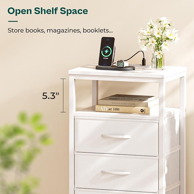 Huuger Nightstands Set of 2, Nightstand - Image 6