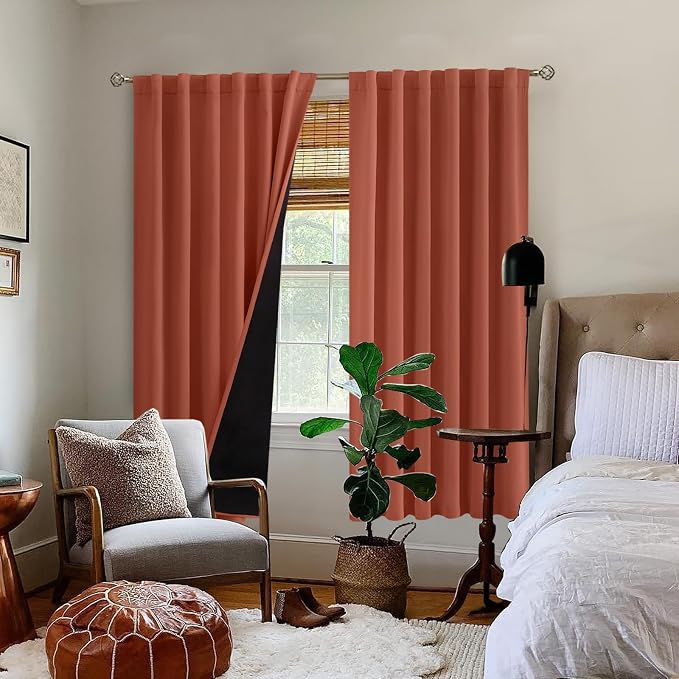 BGment 72 inch Curtains with Thermal Insulation Blackout Liner, Light Blocking - Image 9