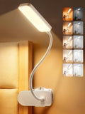 Clip on Lamp, 9 Brightness+5 Colors Reading Lights by Unknown