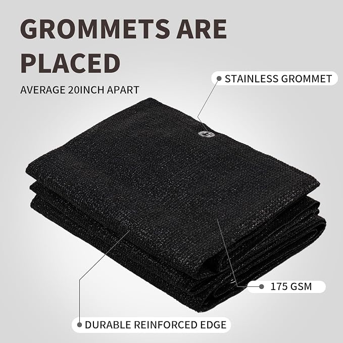 LOVE STORY Custom Size 2'6''x47' Balcony Privacy Screen Cover, 95% UV Block - Image 6
