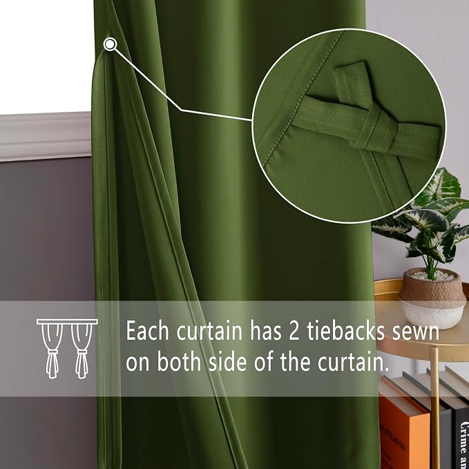 DWCN Blackout Curtains for Bedroom - Image 3