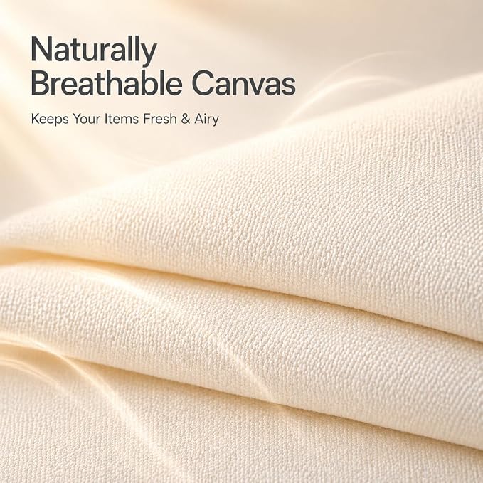 2 Pack Canvas Comforter Storage Bags - Image 5