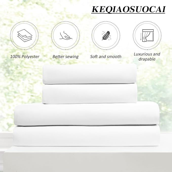 Pleated White Curtains 63 Inches Long, Half Blackout Room Darkening Short - Image 5