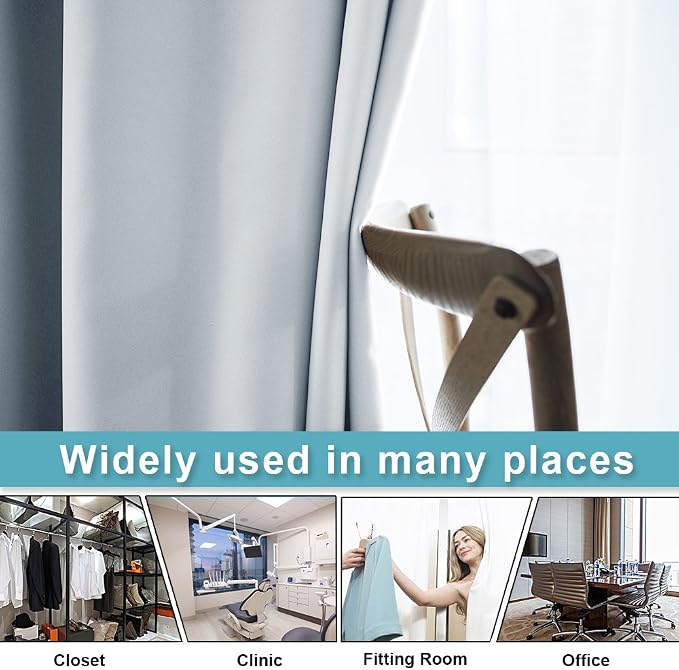 RYB HOME Room Dividers Screen Room Darkening Blinds Shades Wall Divider | Full - Image 3